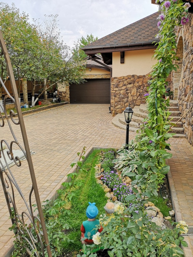 Укладка брусчатки пос. Новоглагольево