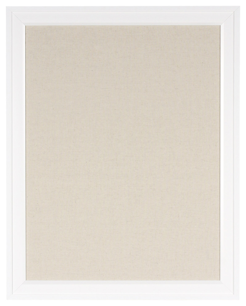 Bosc Framed Linen Fabric Pinboard Wall Organization Board