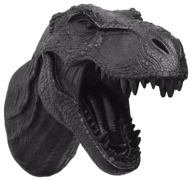 wall mounted t rex head
