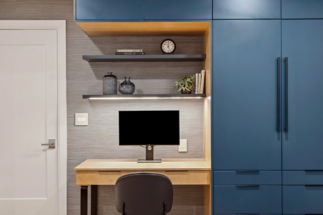 Basement Remodel &ndash; Arlington, VA minimalistisch-arbeitszimmer