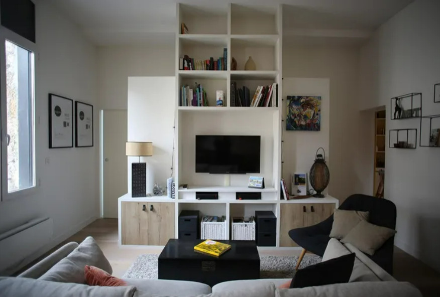 Idee per un soggiorno design di medie dimensioni