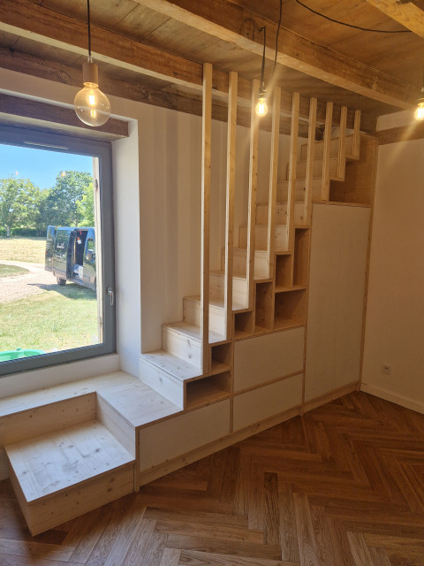 Rangement sous escalier modern-treppen