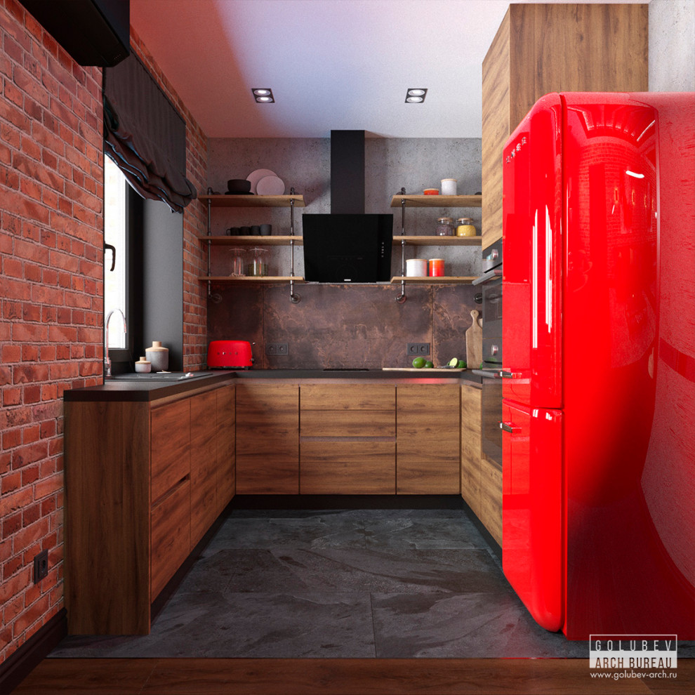 Дизайн апартаментов в стиле лофт, г. Красноярск ,45 м2