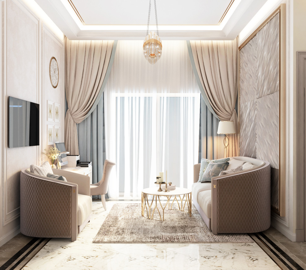 Дизайн-проект 4 комнатной квартиры в Анапе