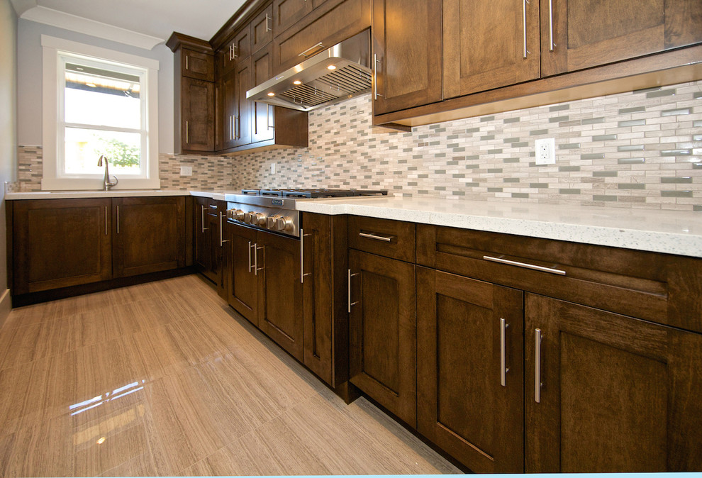 Custom Home | Richmond, BC - Contemporary - Kitchen - Vancouver - by