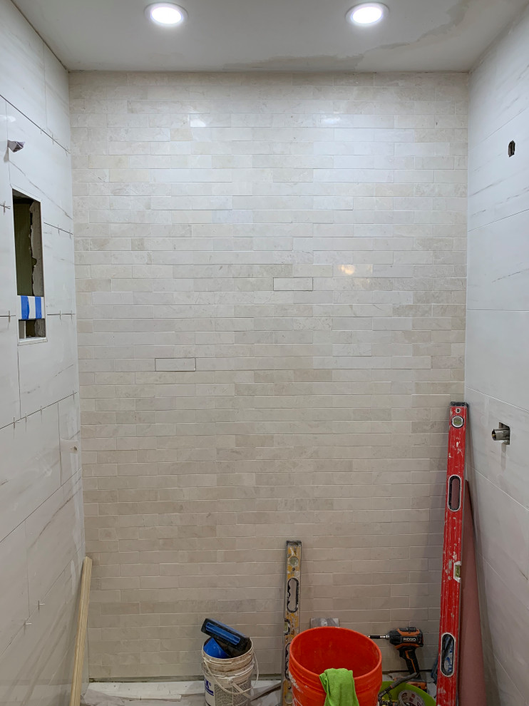 Shower tile installation lippage issue