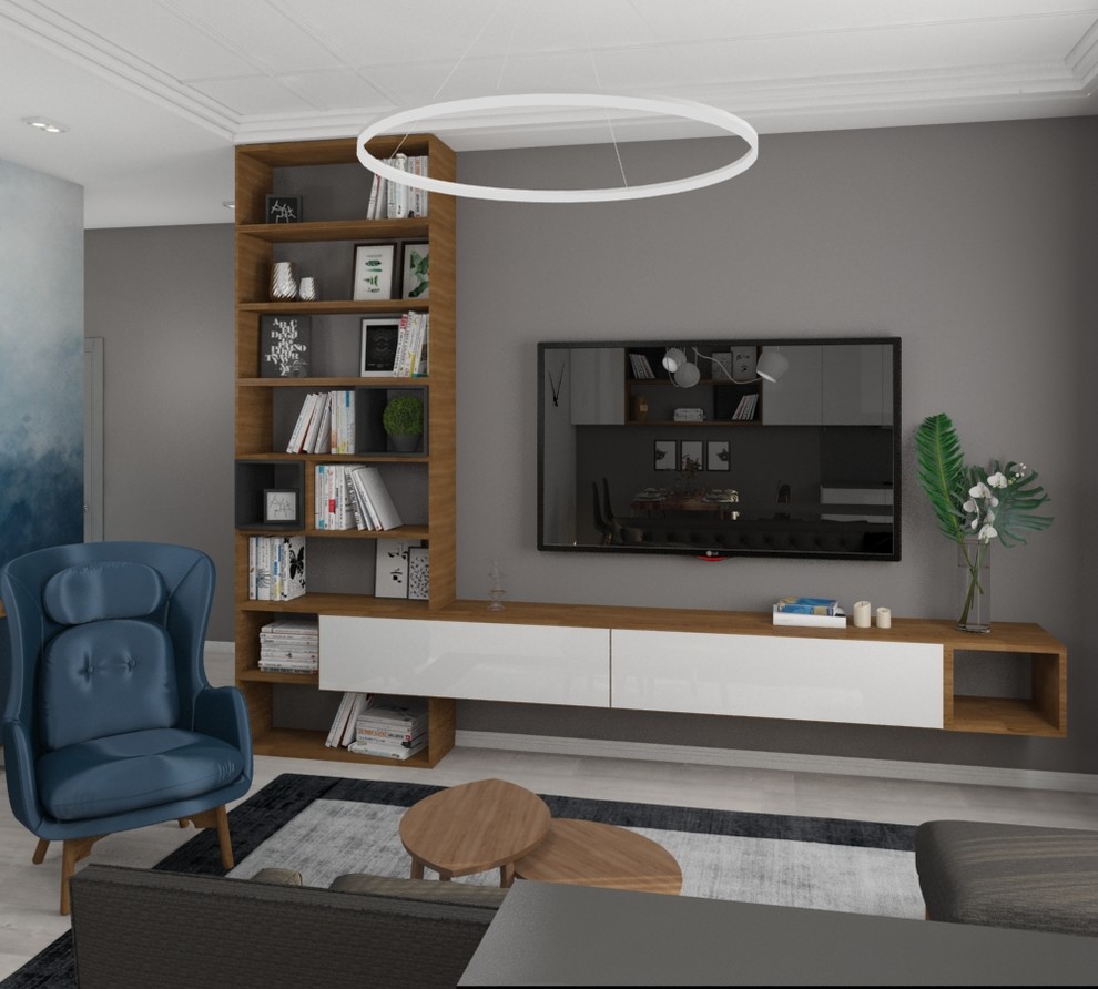 Квартира для молодой семьи в туманном настроении