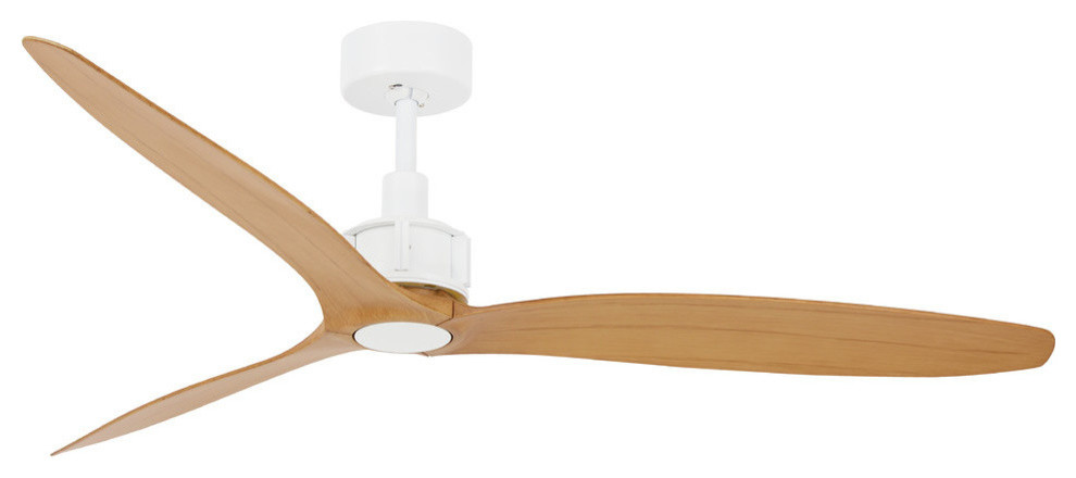 Lucci Air Viceroy 52" DC Ceiling Fan, White and Teak