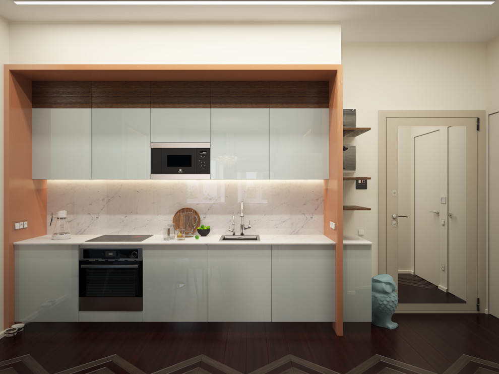 Медь и мрамор (дизайн квартиры)