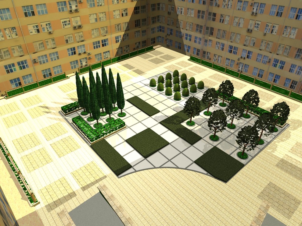 Проект дворика МинПромТорга