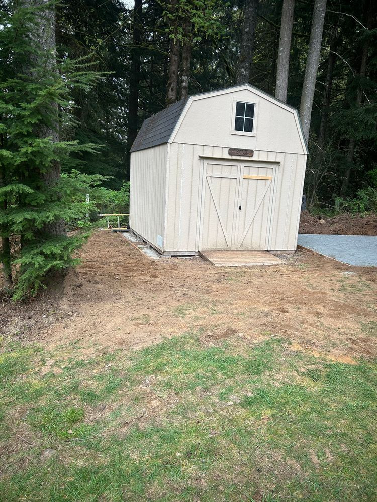 Gravel Shed Pad Installation & Site Grading