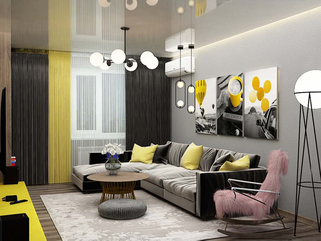 дизайн-проект интерьера 3х комнатной квартиры (чешка)