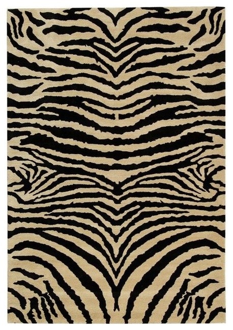 Safavieh Soho SOH434A White - Black Area Rug