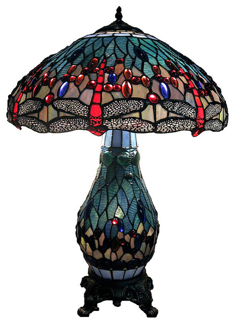 table lamp with light up base