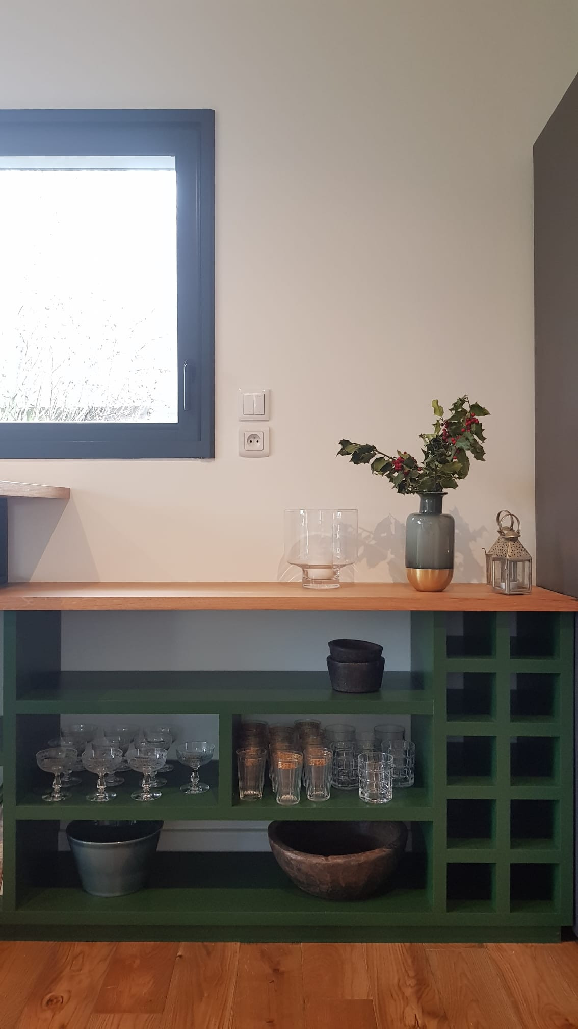 Meuble de rangement sur-mesure et bar