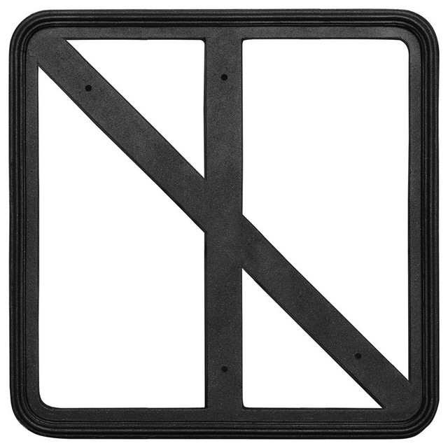 QualArc 18" x 18" RustFree Cast Aluminum Square Frame Traditional