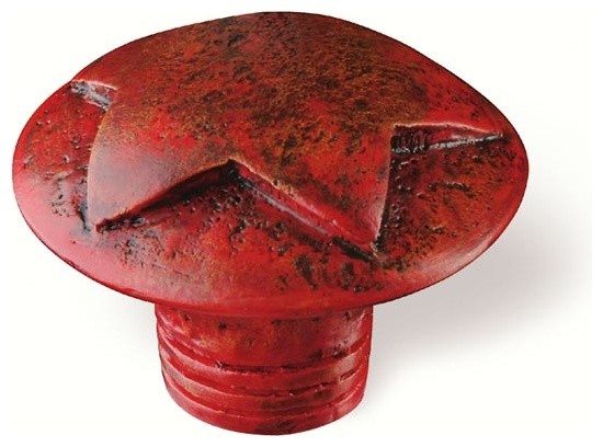 Antique Red Star Knob, SD80146