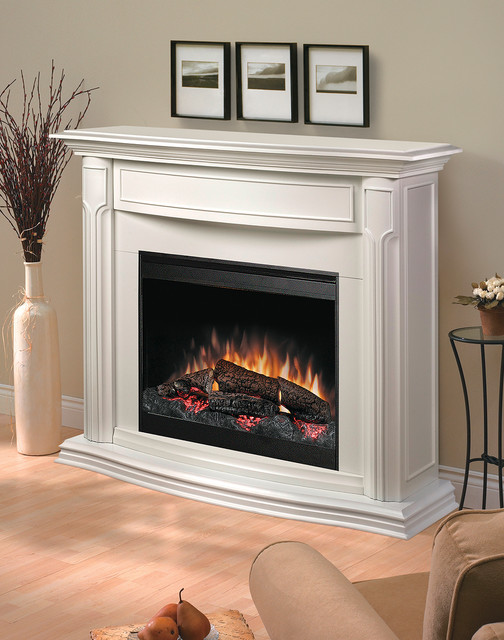Addison White Electric Fireplace Mantel Package - DFP69139W
