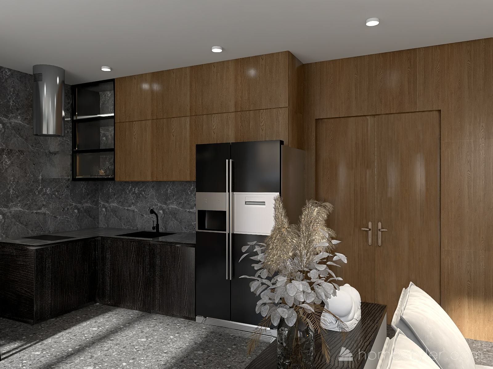 Брутальная двухкомнатная квартира