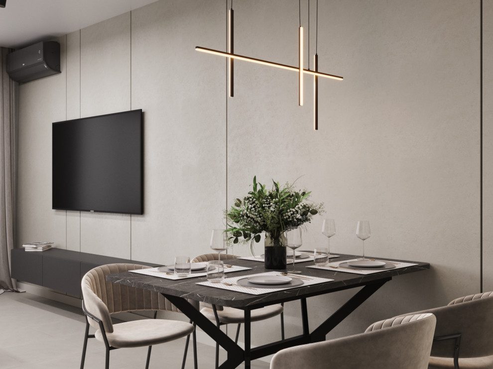 Проект квартиры 76 кв.м., ЖК Калининский 3