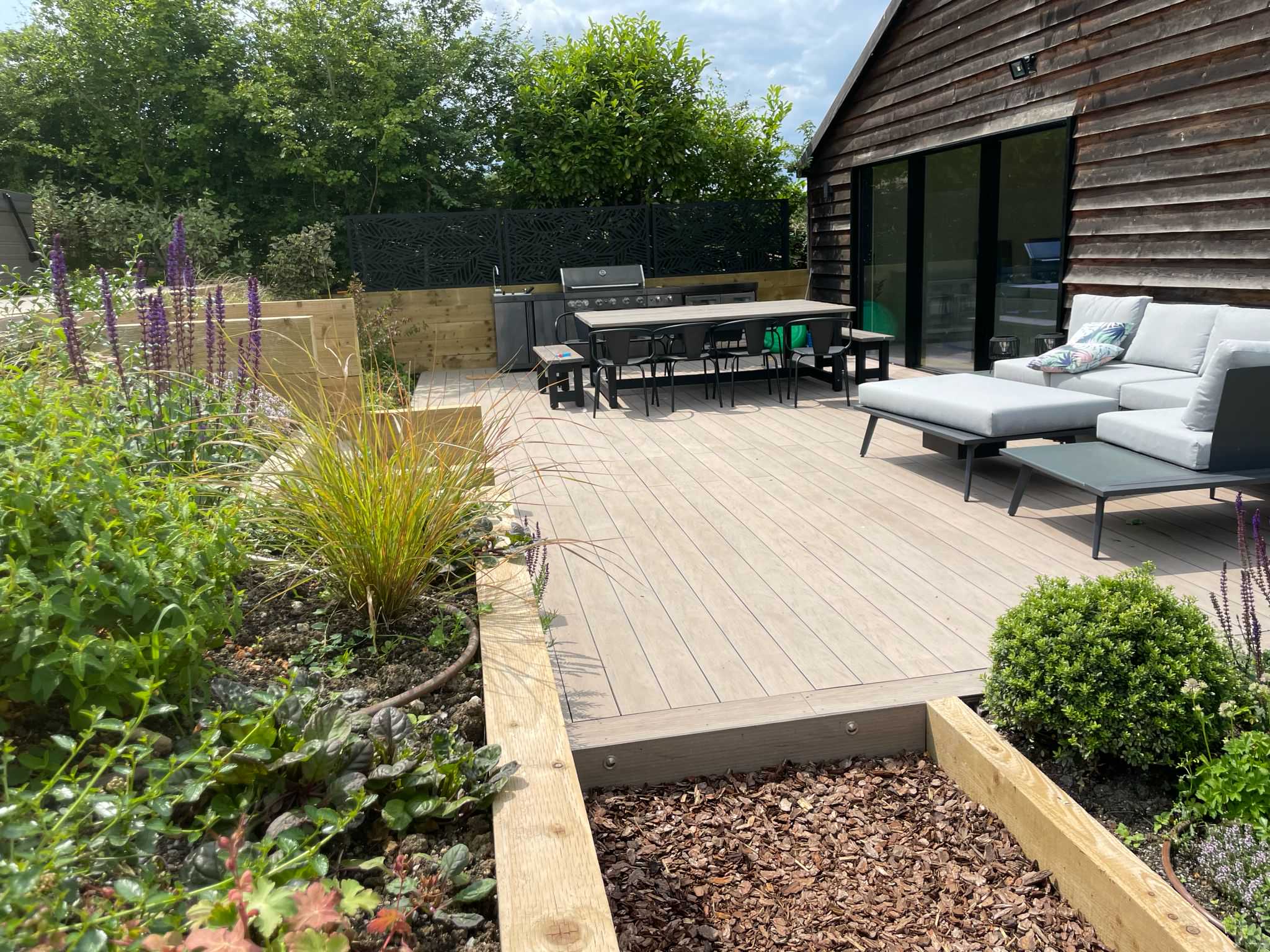Existing Barn Conversion Bifolds, Kimpton, Hertfordshire