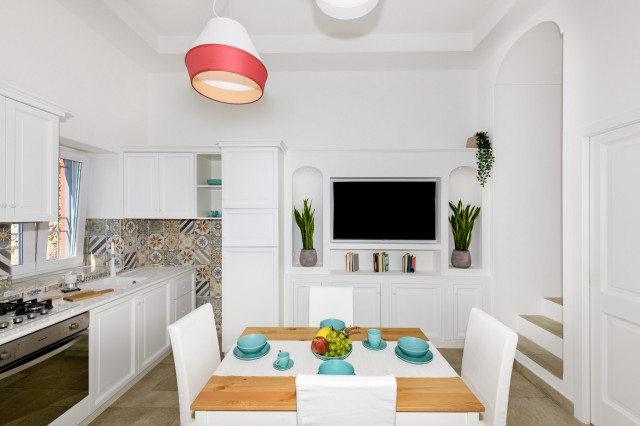 Appartamento - Sala da Pranzo con Cucina mediterranean-dining-room