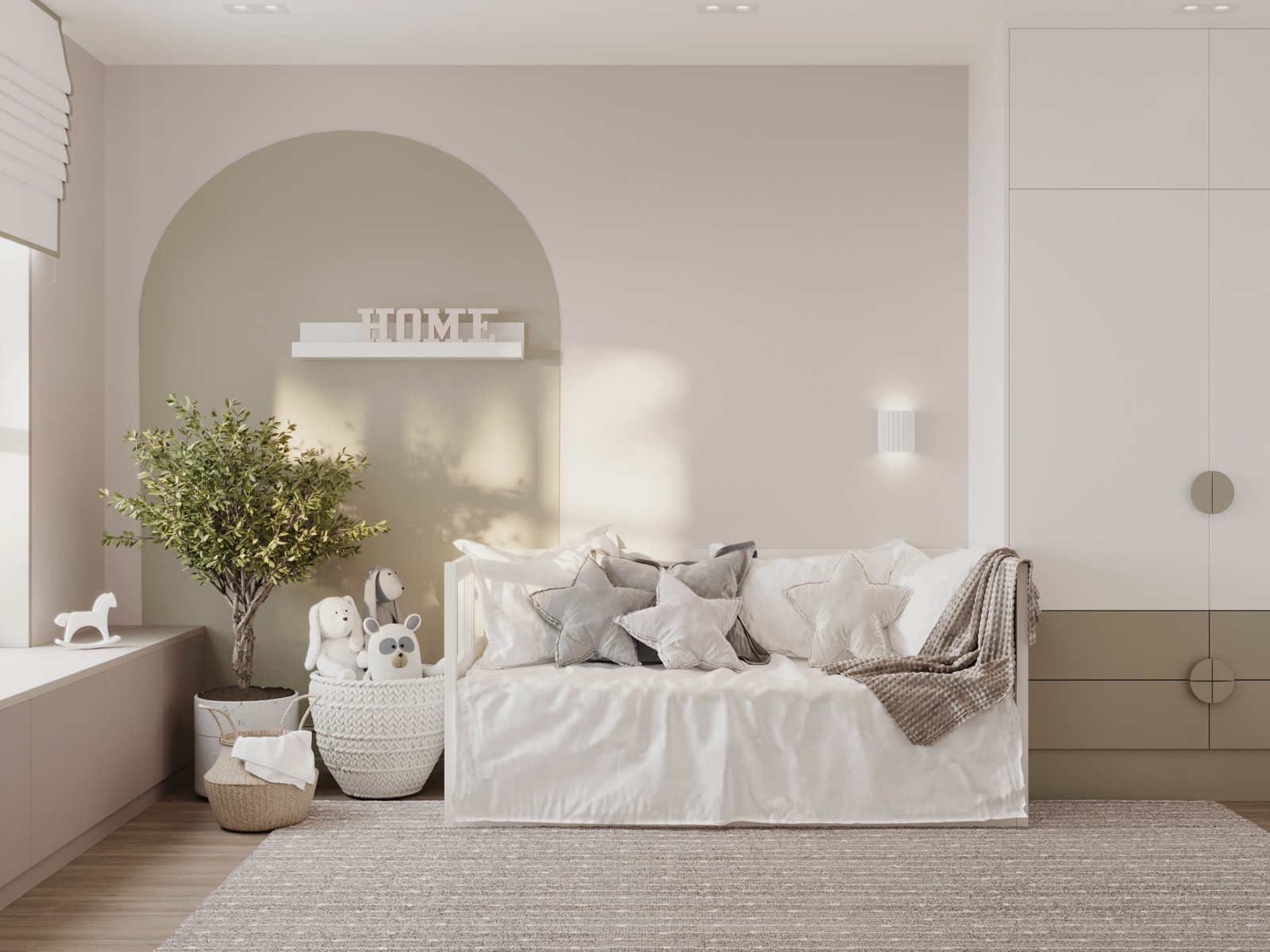 Нежная детская комната