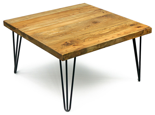 Rustic Old Elm Wood Coffee Table