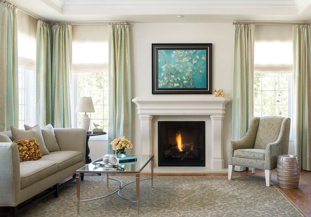 Huntington Trails traditional-living-room