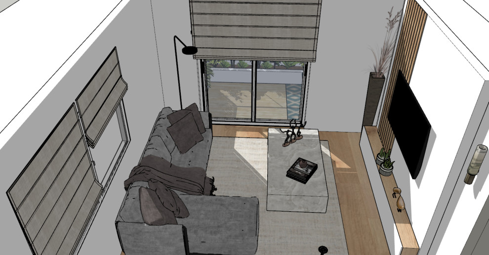 3D - Appartement terrasse
