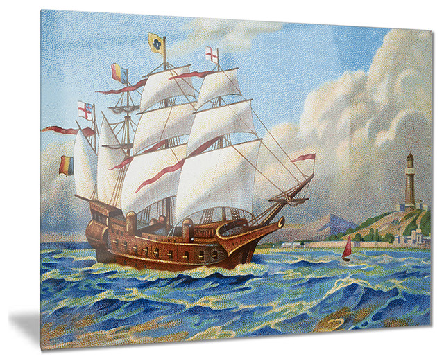 Tall Ship Metal Wall Art Wall Design Ideas