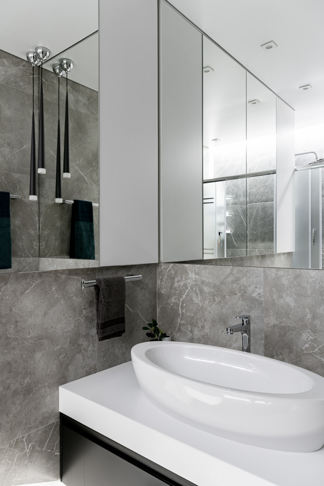 Уютная графичность. Квартира - отдых для семьи врачей