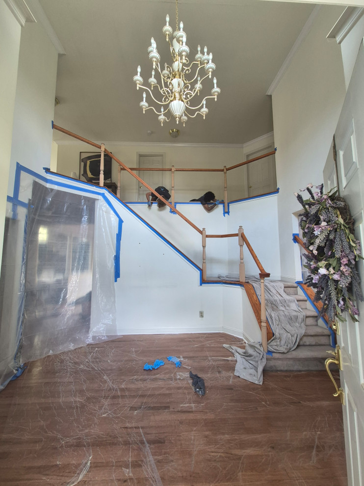 New Hope Kitchen Painting Railings Trim