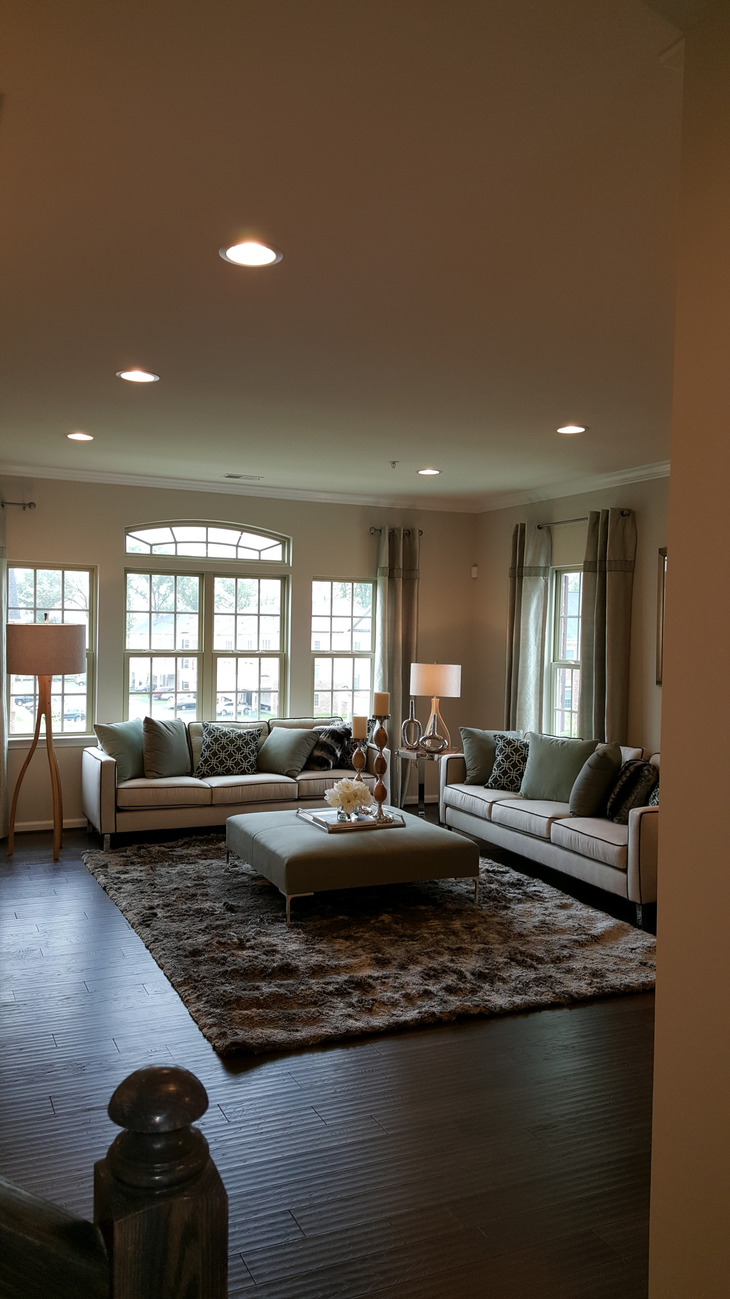 Calbenti's enlarged and modernized living room