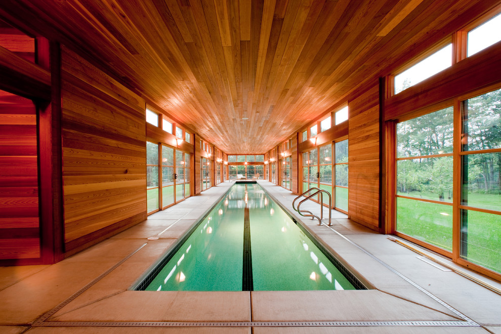 Inspiration for a transitional pool in Boston.