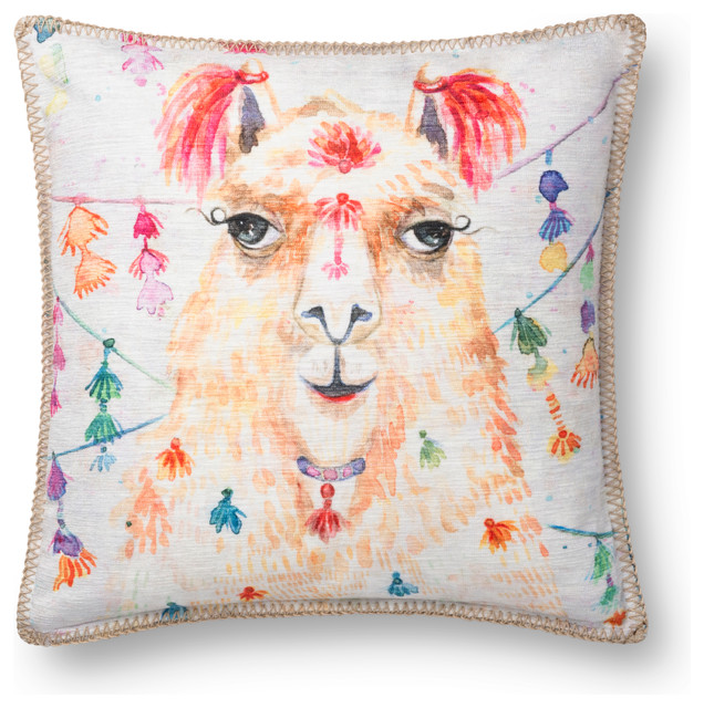 Loloi Multi Color 18 X18 Accent Pillow Contemporary