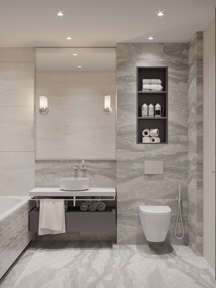 Трехкомнатная квартира в стиле КОНТЕМПОРАРИ