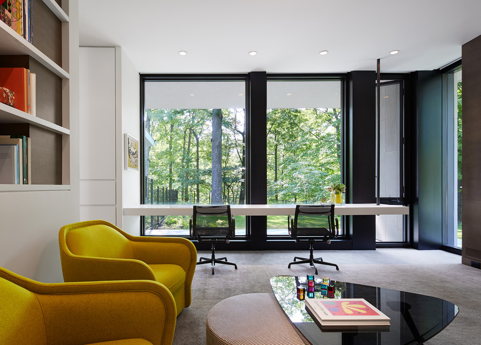Ravine House - Modern - Home Office - Chicago - by Robbins Architecture ...