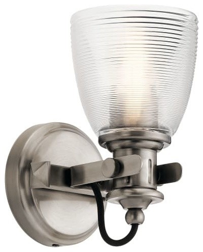 Kichler Flagship 1-LT Wall Sconce, Classic Pewter