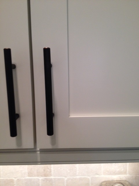 Linda's Kitchen Recolor Modern Contemporary Dover white Shaker style