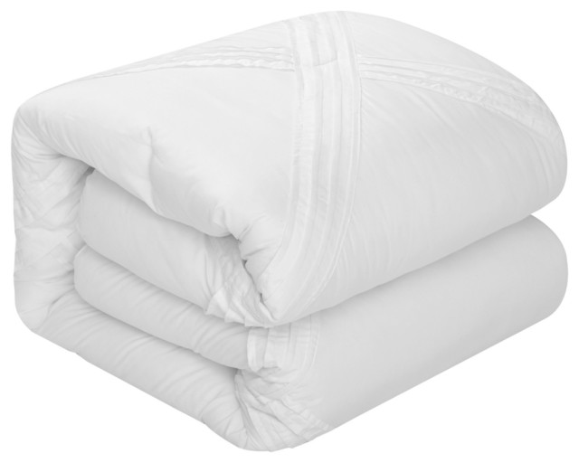 White King Polyester 140 Thread Count Washable Down Comforter Set