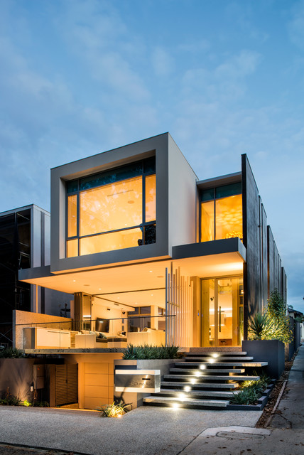 Clune Ave, West Leederville trendy-hus-og-facade
