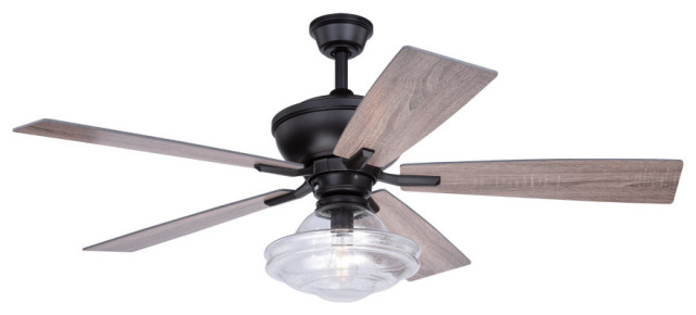 Huntley 52 Bronze Farmhouse Ceiling, Rustic Farmhouse Ceiling Fans With Lights