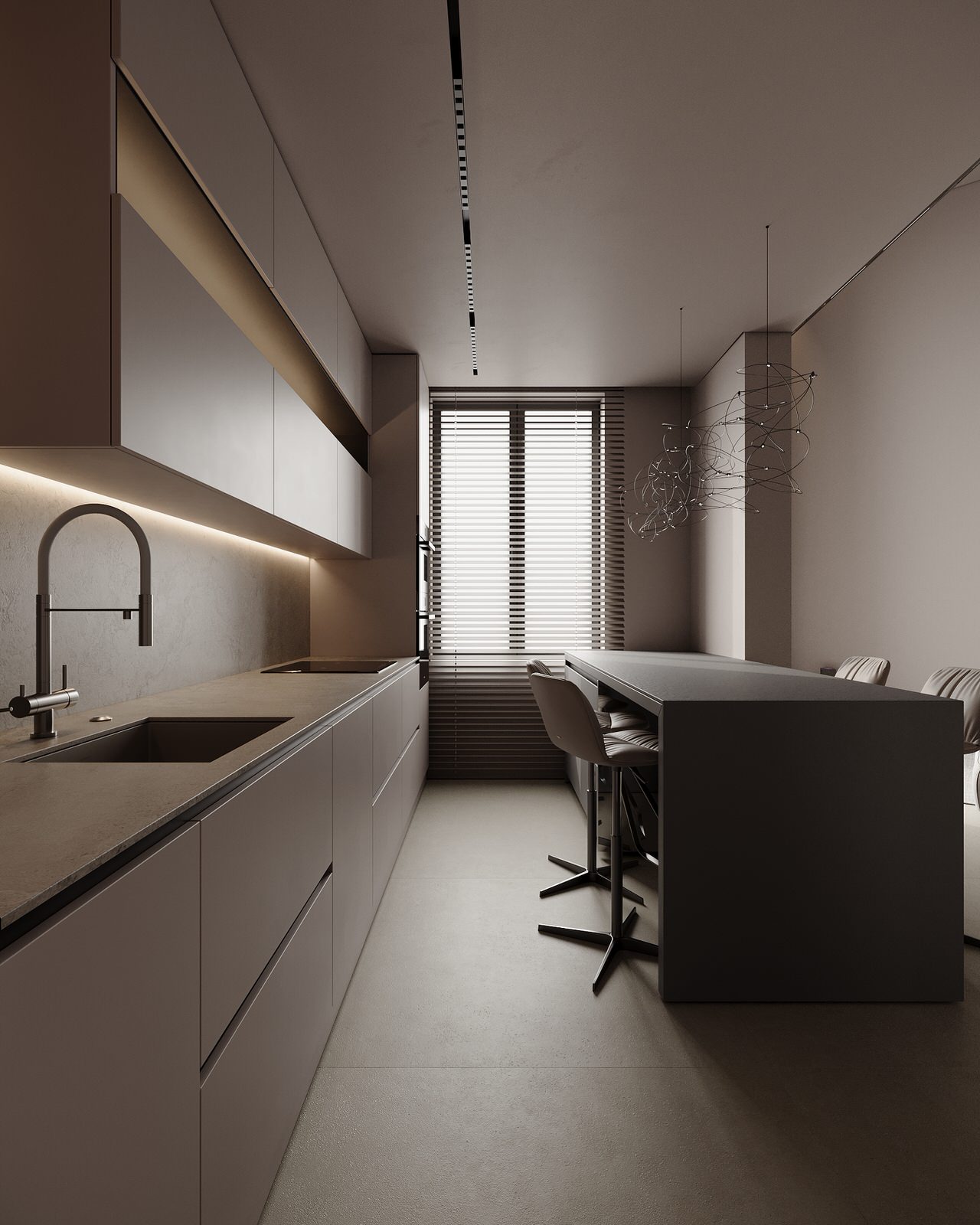 Двухуровневая квартира 120 м2, ЖК Дом На Пушкина, Калининград