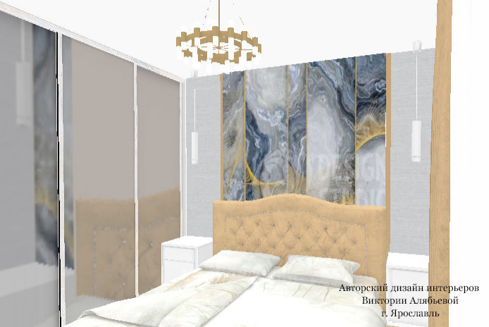 Проект спальни в современном стиле