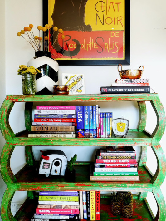 Example of a small eclectic home design design in Melbourne