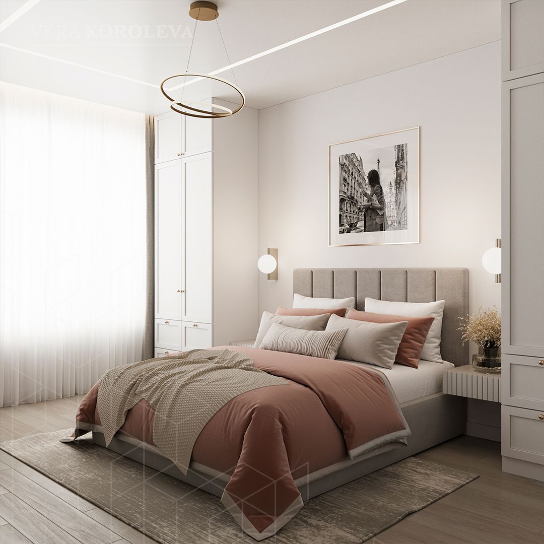 Дизайн-проект двухкомнатной квартиры в Москве в ЖК "Первый Московский"