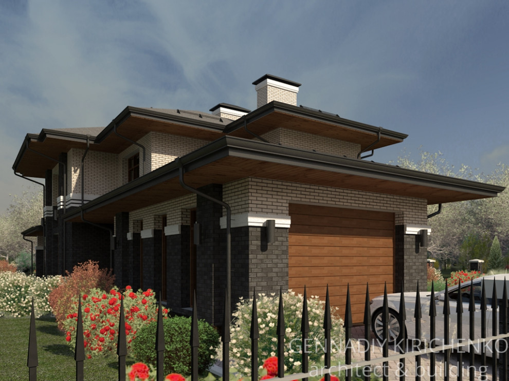 Проект двухэтажного дома.