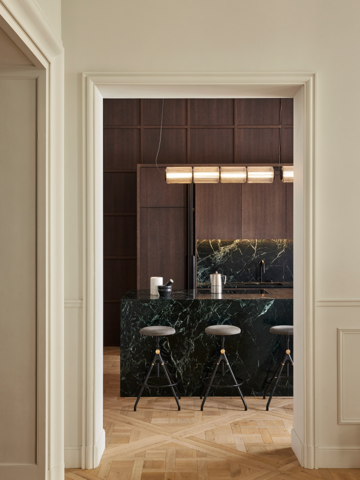 Inspiration pour une cuisine design.