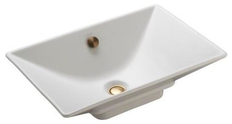 KOHLER K-4819-HW1 Reve Vessels Lavatory in Honed White